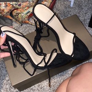 Black heels brand new